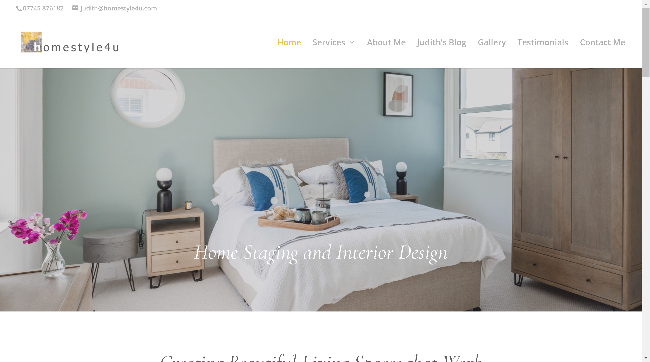 Homestyle 4 U creating beautiful living spaces.