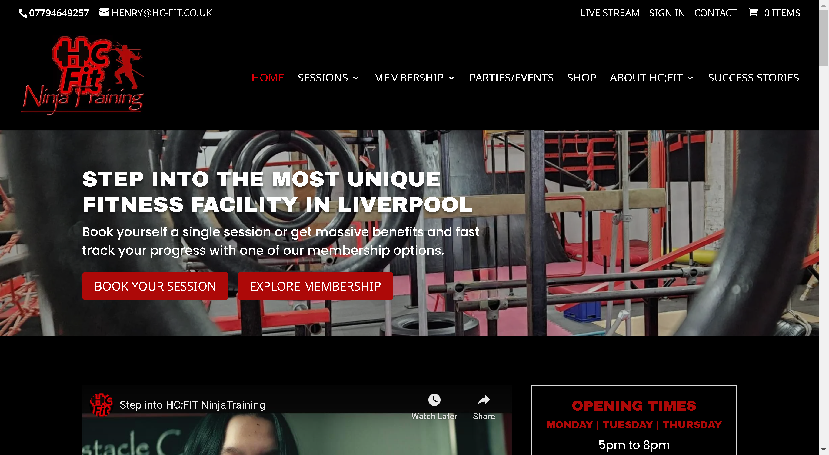 HC-Fit Ninja Warrior Gym, Liverpool