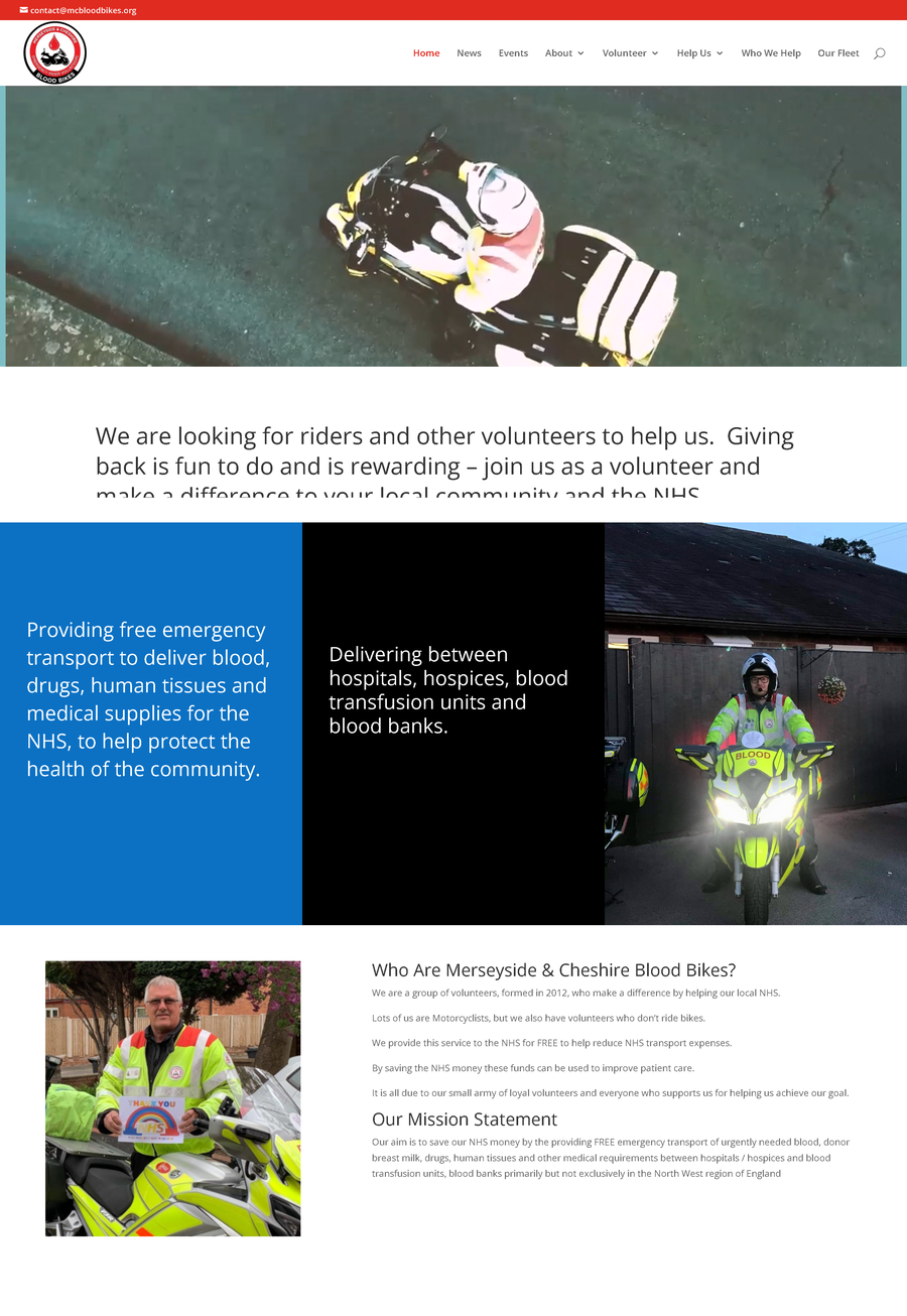 Merseyside and Cheshire Blood Bikes Charity